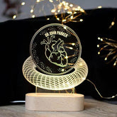 Personalized Cardiologist Night Light Gift| 3D Led Lamp - BBD GIFTS